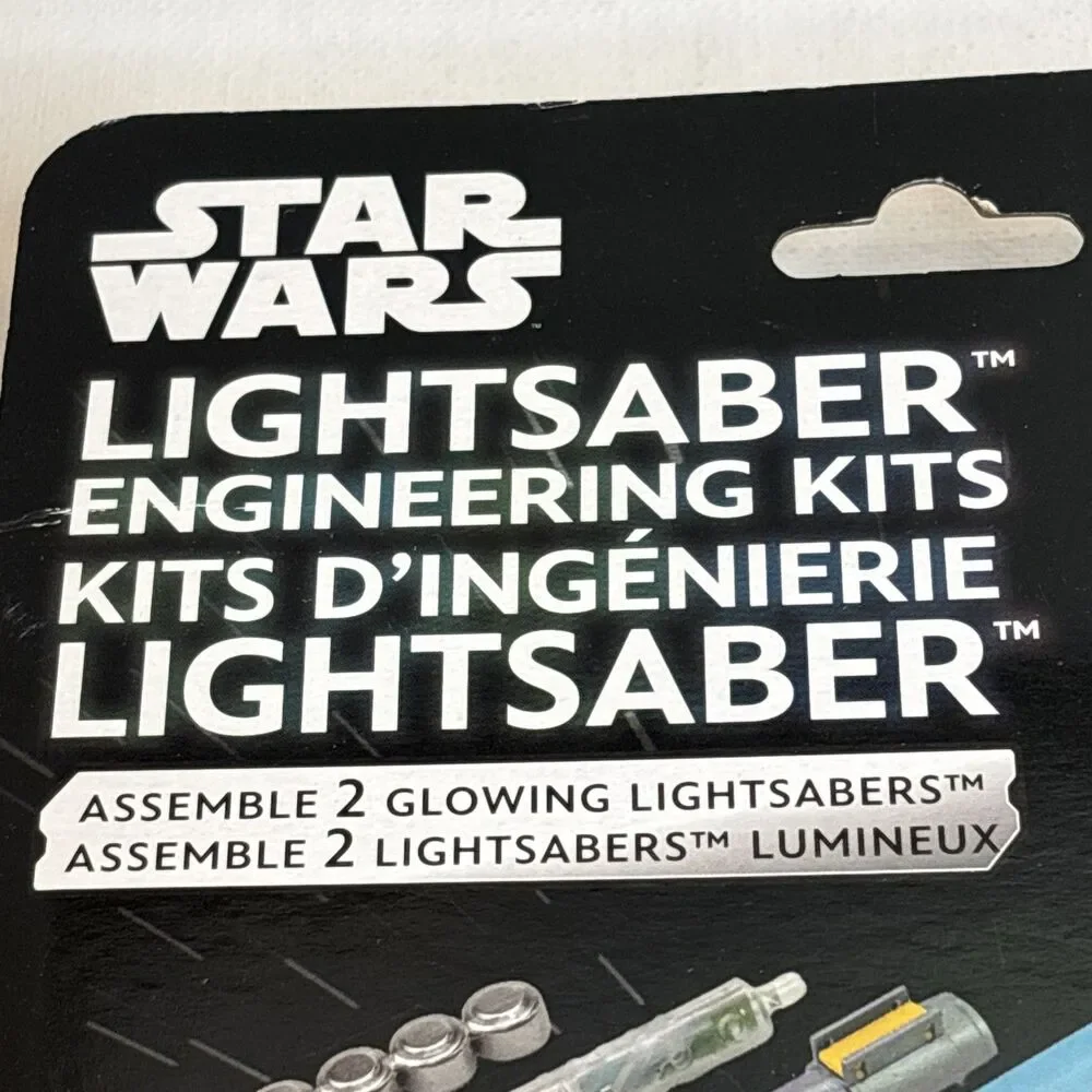 NIB Star Wars Lightsaber Engineering Kit by Disney-Dual Lightsabers With Poster!